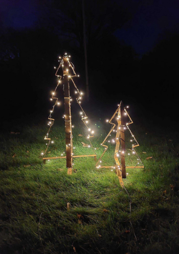 Juletræ i cortenstål