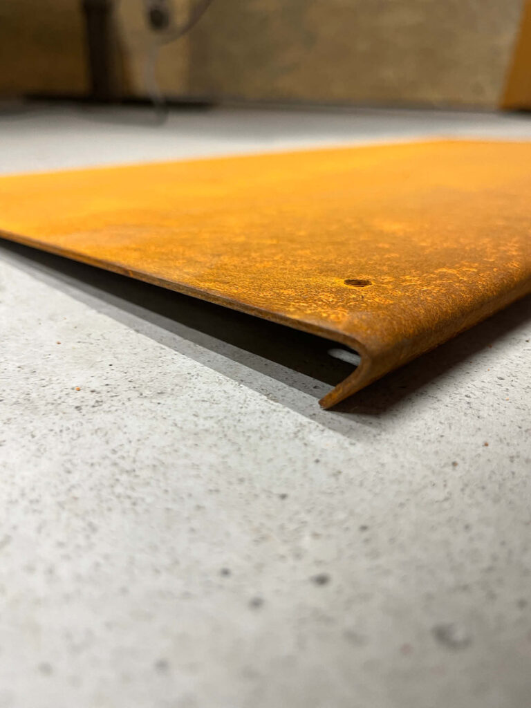 Glat beklædning - hjørne